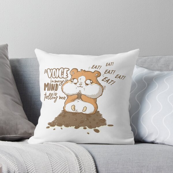Item preview, Greedy Hamster Eats Sunflower Seeds designed and sold by xMorfina.