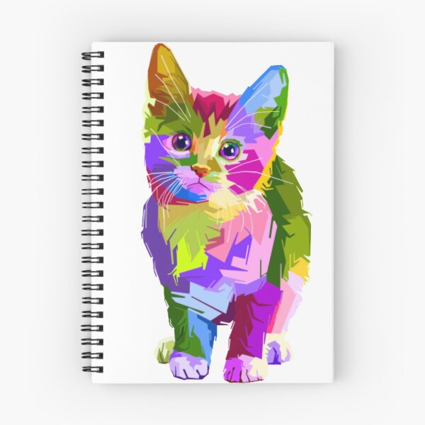 Aperçu de l'œuvre Chat Multicolore créée et vendue par FloCRDL.