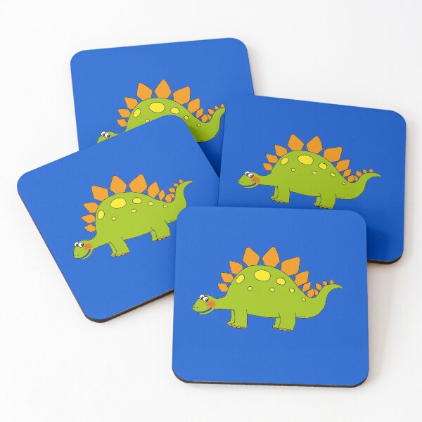 Item preview, Funny cartoon stegosaurus dinosaur designed and sold by CuteCartoon.