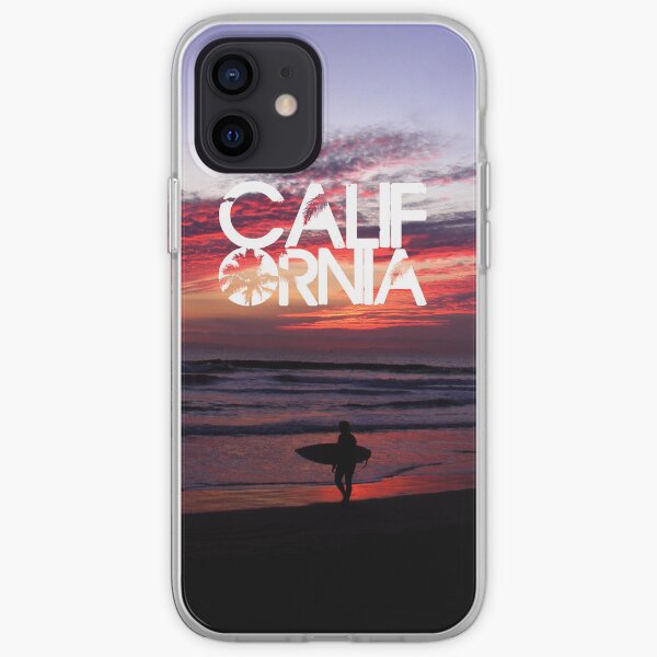Huntington Beach, California - Surfer iPhone Soft Case
