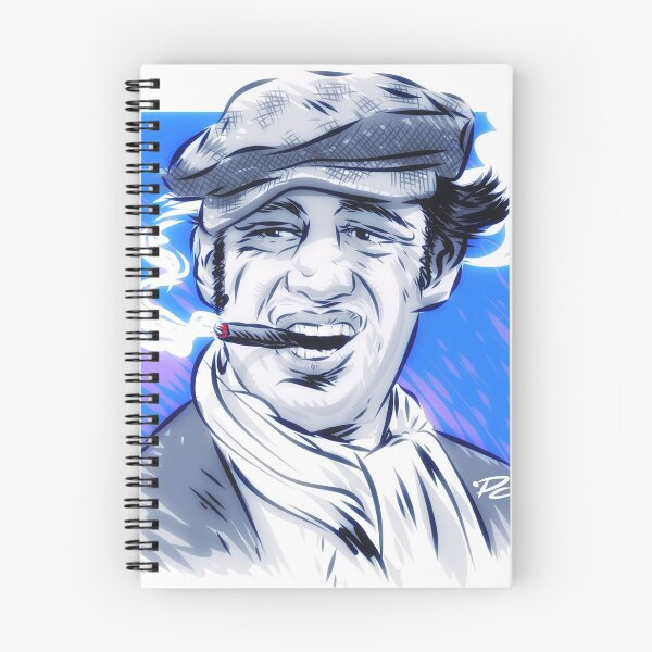 Item preview, Jean Paul Belmondo - Una ilustración de Paul Cemmick designed and sold by TIGERDAVER.