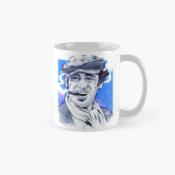 Item preview, Jean Paul Belmondo - An illustration by Paul Cemmick designed and sold by TIGERDAVER.