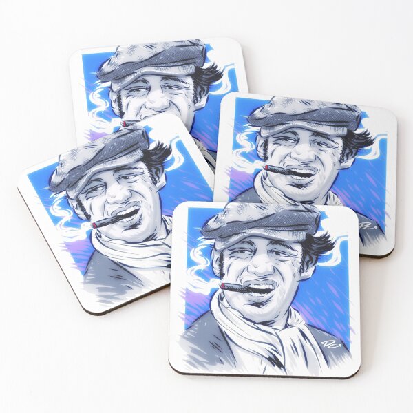 Item preview, Jean Paul Belmondo - An illustration by Paul Cemmick designed and sold by TIGERDAVER.