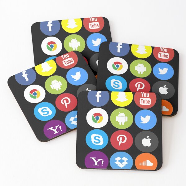 Item preview, Social Media Icons designed and sold by Maddyprints.