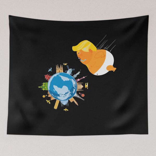 Item preview, Trump Baby Space Blimp Funny Anti-Trump  designed and sold by thegoodplan.