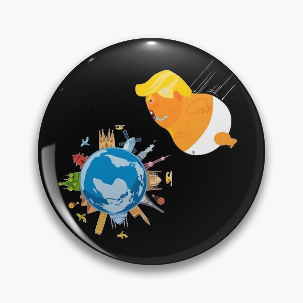 Item preview, Trump Baby Space Blimp Funny Anti-Trump  designed and sold by thegoodplan.