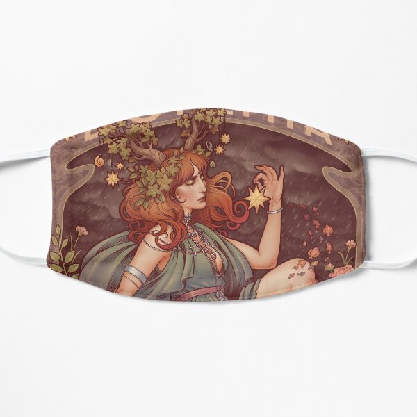 Art Nouveau BOHEMIA Flat Mask