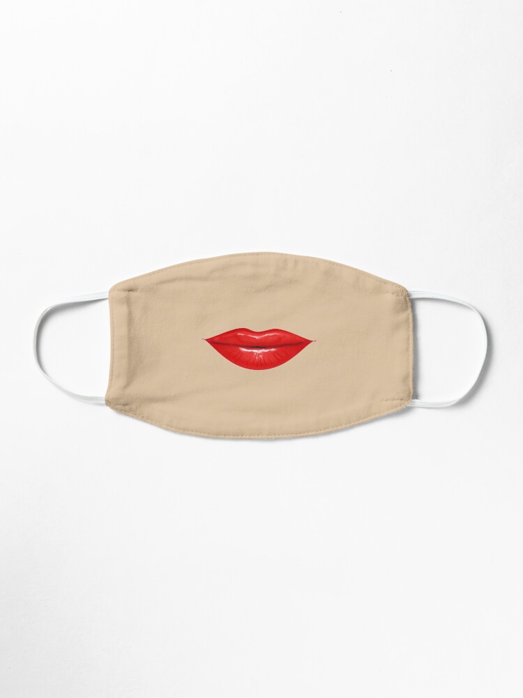 Alternate view of RED LIPS Mask