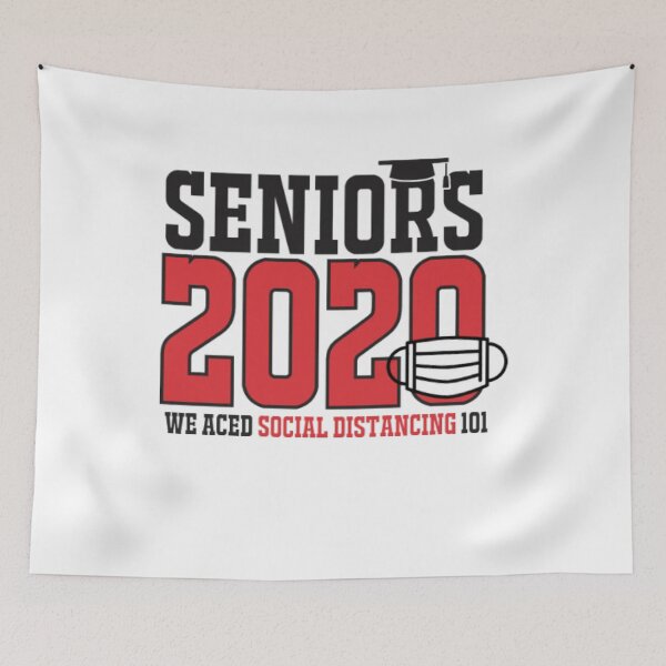 Item preview, Seniors Class Of 2020 We Aced Social Distancing designed and sold by Matthew-Barry.