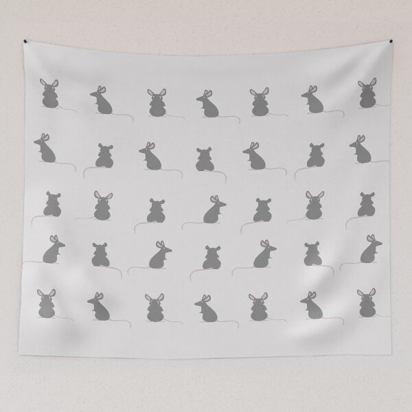 Item preview, Rat pattern, cute animals at white background. designed and sold by SparkleandSmile.
