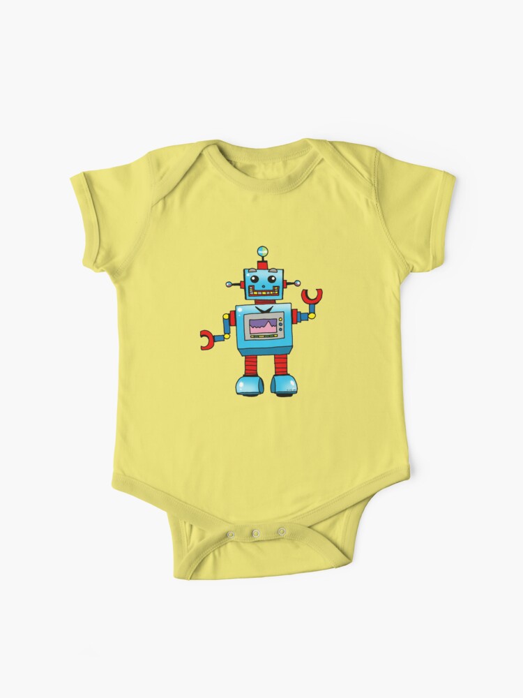 Fun toy robot cartoon Baby One-Piece for Sale by CuteCartoon