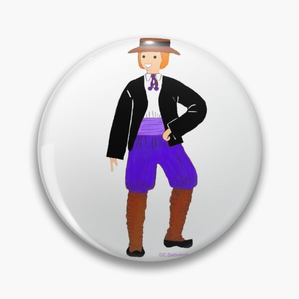 Item preview, Male VIGNERON costume of BOURGOGNE, France designed and sold by Catherine Debusne.