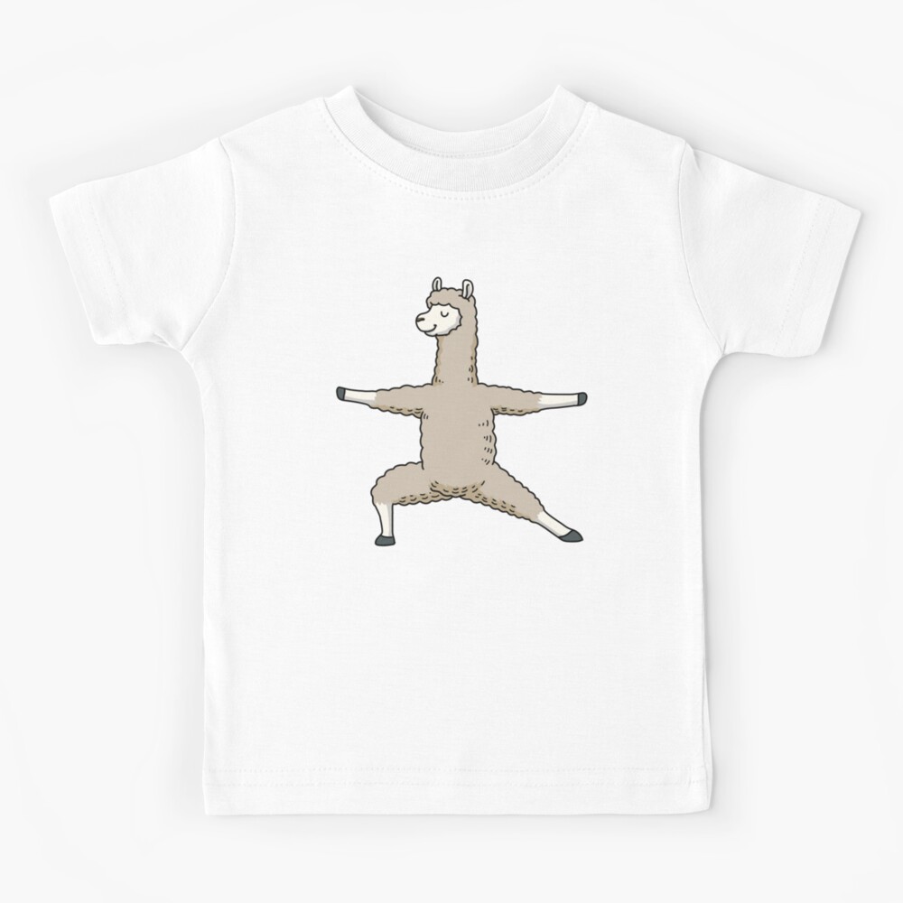 LLama Shirt Funny Yoga Shirts Women Meditation Gifts Namaste Kids T-Shirt  for Sale by DSWShirts