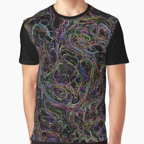Night Static Design Graphic T-Shirt