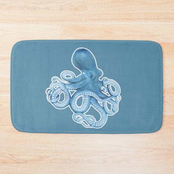 Item preview, Blue Watercolor Octopus designed and sold by madtoyman.