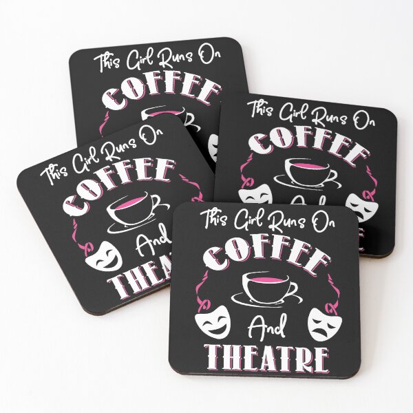 Item preview, This Girl Runs On Coffee and Musicals T-Shirt designed and sold by KsuAnn.