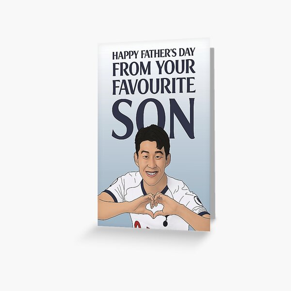 Item preview, Heung-Min Son Father's Day Card designed and sold by Bonne Nouvelle.