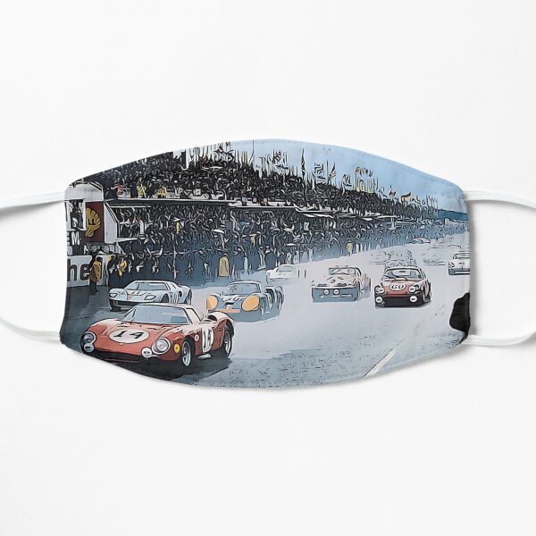 Le Mans 1964 start Flat Mask