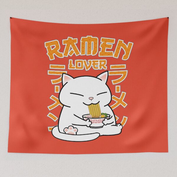 Item preview, Chubby Cat Ramen Lover  designed and sold by Takeda-art.