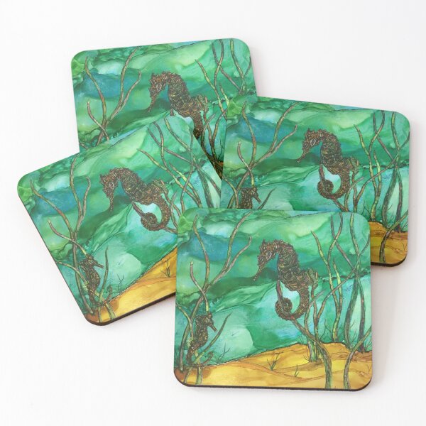 Item preview, Alcohol Ink Art: Seahorse designed and sold by Alinton12.