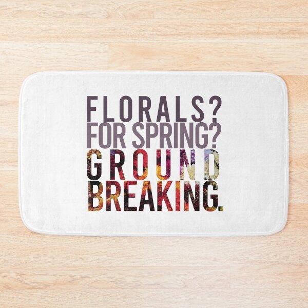Item preview, "Florals? For Spring? Groundbreaking." Devil Wears Prada quote designed and sold by lilsammi.