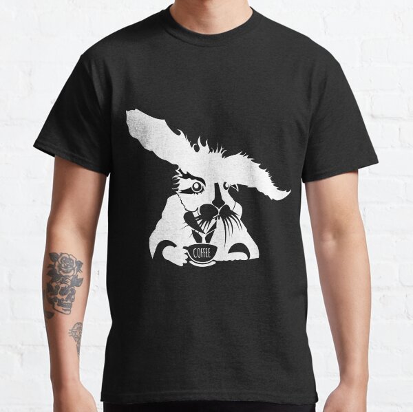 Copy of Rabbit with a suit drinks coffee. Classic T-Shirt