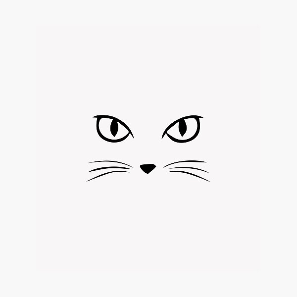 Item preview,  cat face designed and sold by NabShirts ⭐⭐⭐⭐⭐.