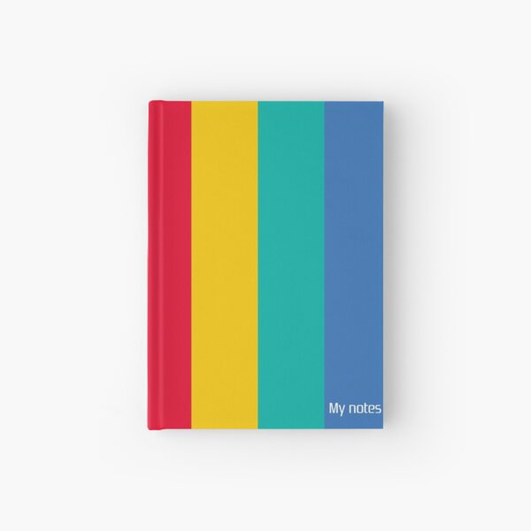 Copia de My notes - inspired by Playstation colors - Red version Hardcover Journal