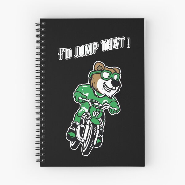 Item preview, I'd jump that! Bear Motocross  designed and sold by Nickelparis.