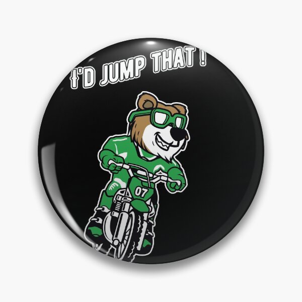 Item preview, I'd jump that! Bear Motocross  designed and sold by Nickelparis.