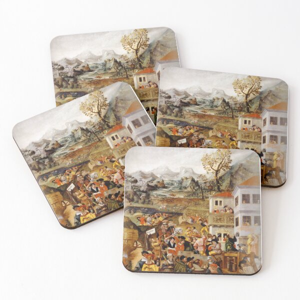 Item preview, Medieval scene designed and sold by Vintage Designs +.