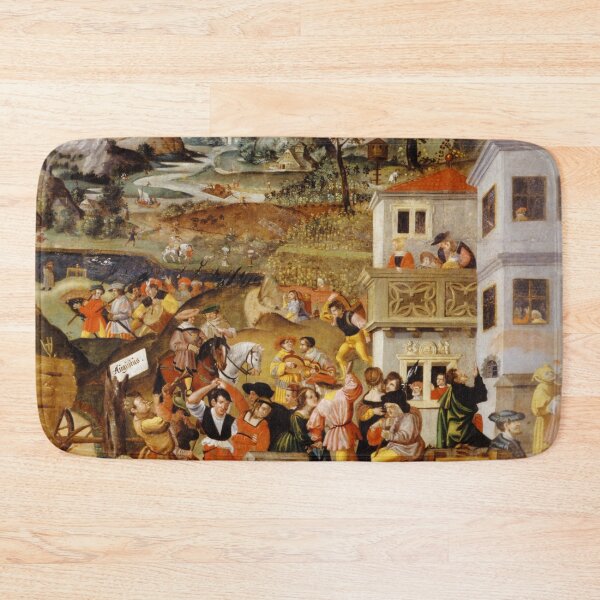 Item preview, Medieval scene designed and sold by Vintage Designs +.