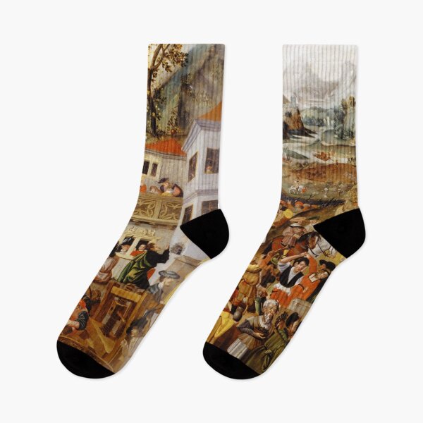 Item preview, Medieval scene designed and sold by Vintage Designs +.