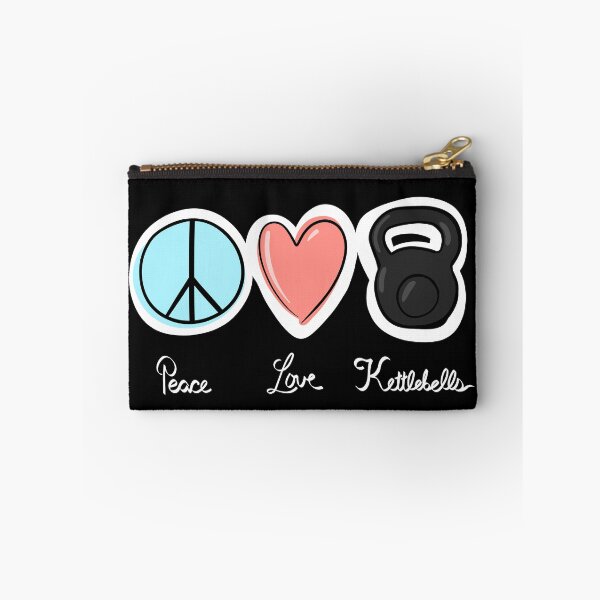 Item preview, Peace Love kettlebells designed and sold by SubtleSplit.