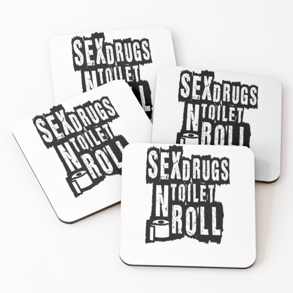 Item preview, Sex Drugs N Toilet Roll Patter In Black Font designed and sold by Matthew-Barry.