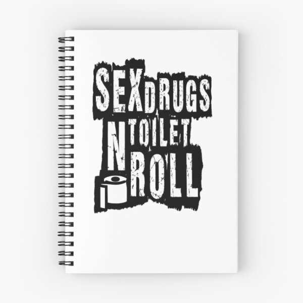 Item preview, Sex Drugs N Toilet Roll Patter In Black Font designed and sold by Matthew-Barry.