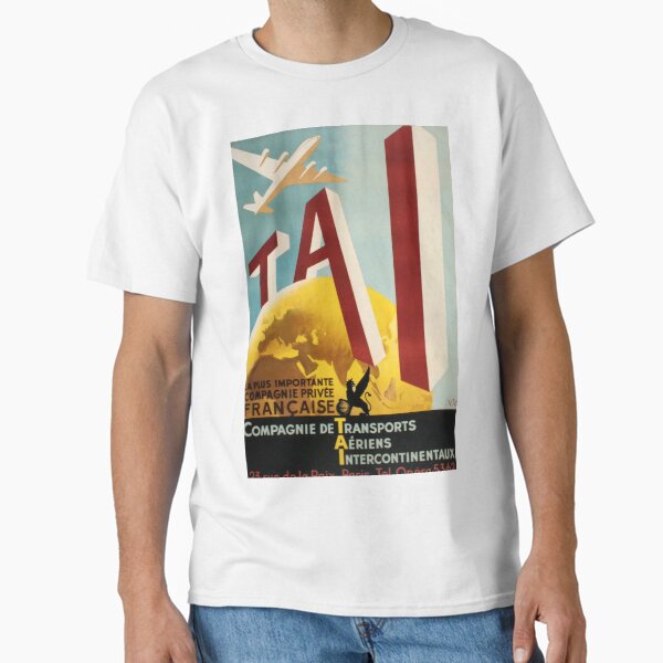 T-shirt Alger - Pub Vintage Air France