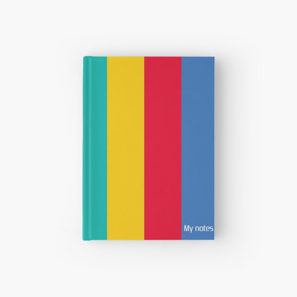 My notes - inspired by Playstation colors - Turquoise version Hardcover Journal