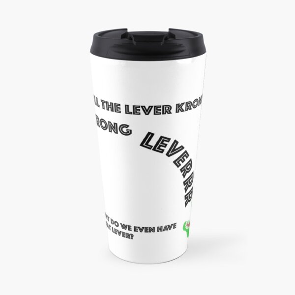 Tirez le levier Kronk! Mauvais levier! Emperors New Groove Mug isotherme