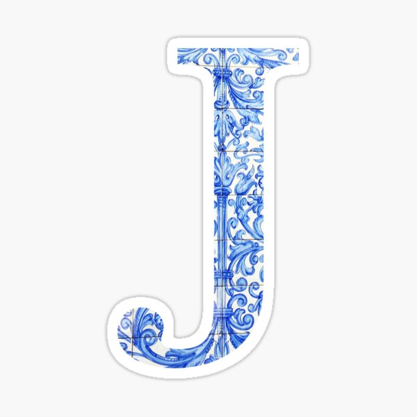 Tile J Sticker