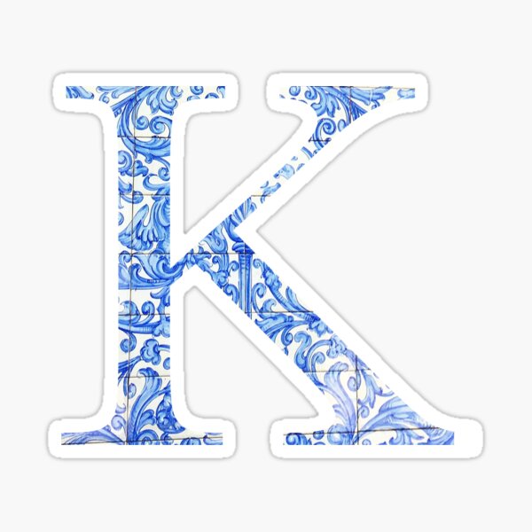 Tile K Sticker