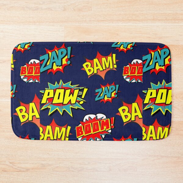 Item preview, Boom, Superhero Pattern! designed and sold by FloCRDL.
