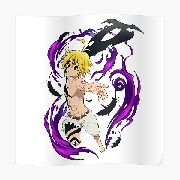 Estarossa Posters Redbubble - roblox anime cross 2 meliodas