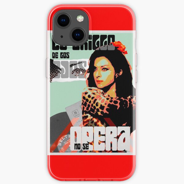 CAÑÍS SUPERSTARS -LOLA FLORES- Funda blanda para iPhone