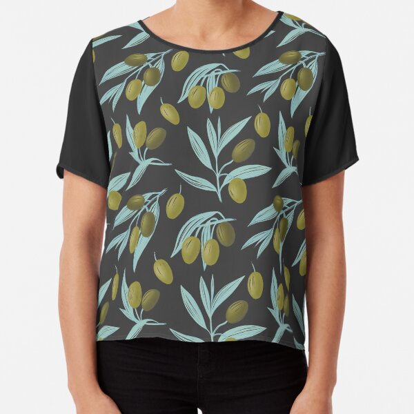 Olives Chiffon Top