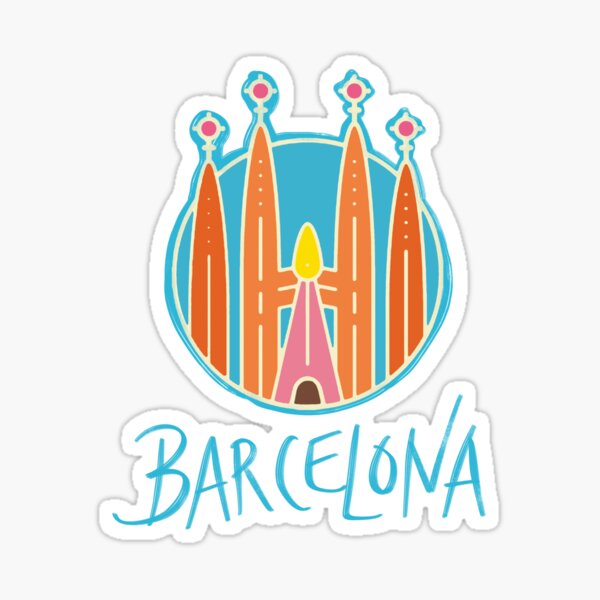 Vista previa del artículo con la obra «Barcelona», diseñado y vendido por bubbliciousart.