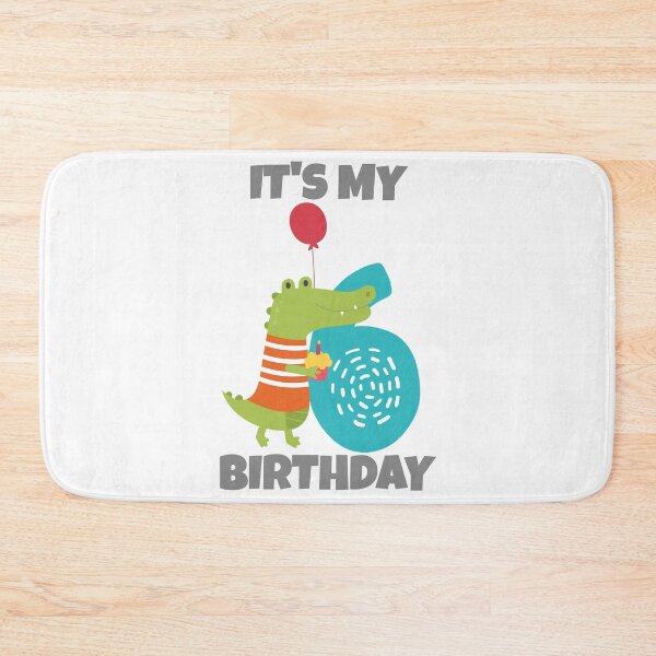 Item preview, It's My 6th Birthday, Happy 6th Birthday, Happy sixth Birthday Alligator Design for boys and girls designed and sold by marosharaf.