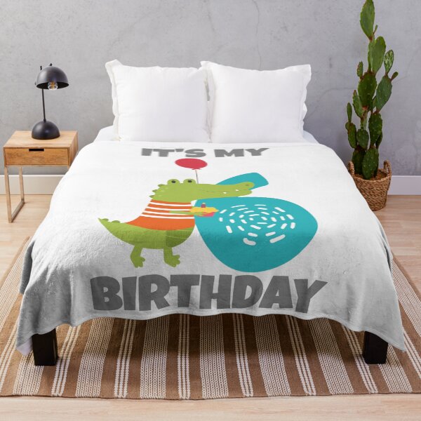 Item preview, It's My 6th Birthday, Happy 6th Birthday, Happy sixth Birthday Alligator Design for boys and girls designed and sold by marosharaf.