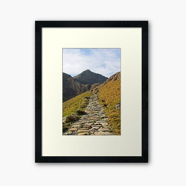 The Way to Snowdon Framed Art Print