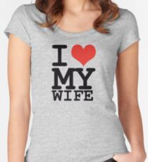 I love my wife Women's Fitted Scoop T-Shirt